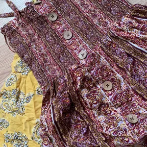 Boho Tribal Print Maxi Slit Dress thumbnail 7