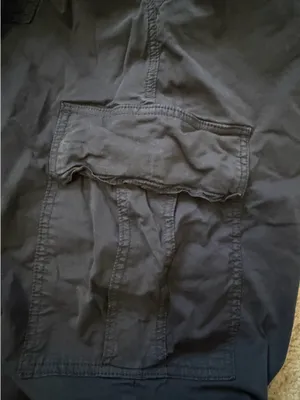 American Eagle Black/Dark Grey Cargo Pants thumbnail 2