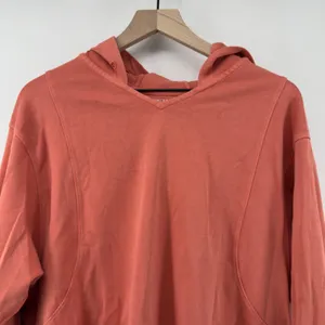 Athleta Sundown Alliance Hoodie Sweatshirt Orange Women L V-Neck Relaxed Comfy‎ thumbnail 2