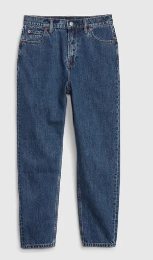 Gap women’s high rise mom jeans size 0 / 25 TALL thumbnail 1