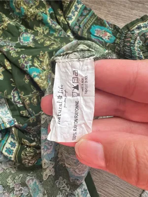 Natural Life Green Floral boho Maxi Dara Dress thumbnail 10