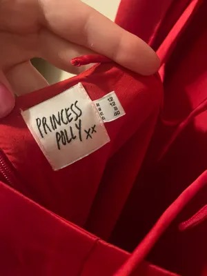 Princess Polly BERESFORD LONG SLEEVE MINI DRESS RED thumbnail 5