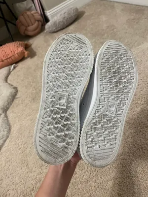 White Platform Embroidered Sneakers thumbnail 6