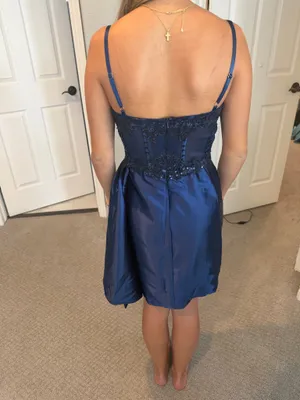 Amazon Navy homecoming dress thumbnail 2