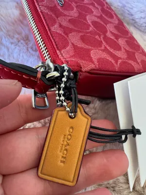 Coach Nolita 19 In Signature Denim CCZ48 denim/Silver/True Red thumbnail 3
