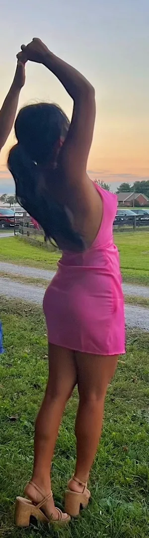 Princess Polly pink backless dress cowl neck thumbnail 2