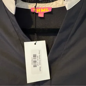 NWT THML Hint of Fun Black Mini Dress | S thumbnail 5