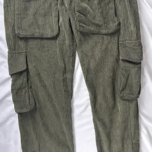 mnml Olive Corduroy Snap II Cargo Pants Men's Medium Green thumbnail 4