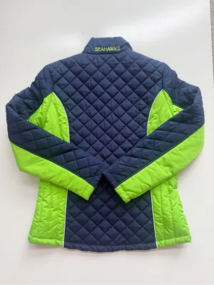 NFL Seahawks Quilted Coat Size Medium thumbnail 8