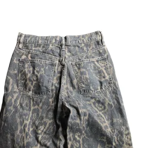 AllSaints Blake Leopard Brown Wide Leg Jeans Size: 26 thumbnail 7