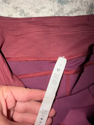 Lululemon Wonder Train High Rise Crop 24” Leggings Pockets Size 18 thumbnail 3