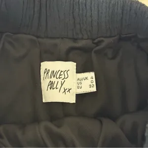 Princess Polly Mateo‎ Shorts Black Cotton Muslin Gauze Summer Beach Pull On 0 XS thumbnail 4
