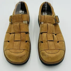 Teva Brunswick Shock Pad Womens Camel Brown Closed Toe Slip-On Sandals Size 7 thumbnail 2