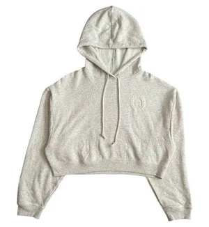 VICTORIA'S SECRET PINK Everyday Fleece Cropped Hoodie, Large thumbnail 1