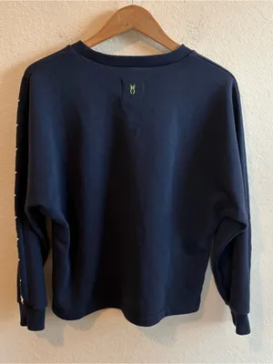 Dudley Stephens French Terry P'Town Pullover Blue with Stars Size XL thumbnail 5