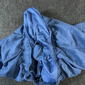 Nike Dri-FIT Women Blue Perforated Running Shorts Size Medium Athletic Training‎ thumbnail 3