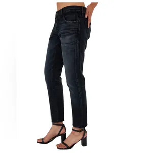 Moussy Vintage Vellflower Tapered Jeans Black‎ thumbnail 14