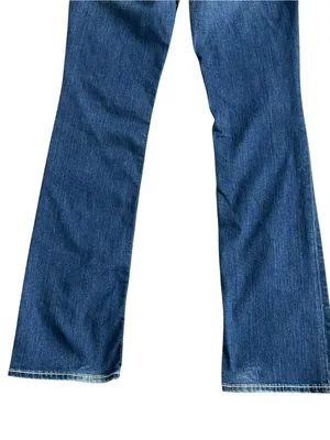 Big Star Low Rise Bootcut Blue Jeans Women’s Size 28L Embroidered Pockets thumbnail 8