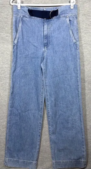 Rag & Bone Womens Jeans 25 Massive Crystal Wash High Rise‎ Wide Leg thumbnail 1