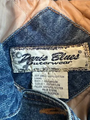 Vintage Paris Blues Outerwear Denim Chore Coat Barn Jacket Quilted Lining Y2K thumbnail 4