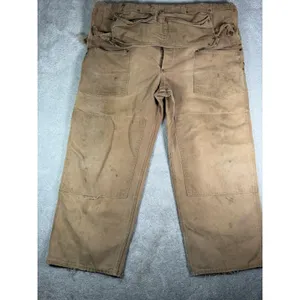Carhartt Bib Overalls Double Knee Nail apron 2XL 46x30** Made USA Vtg Work Farm thumbnail 7
