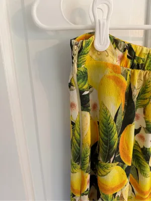 Show Me Your Mumu Flirt Skirt Darling Dolls Green Floral Midi Large thumbnail 4