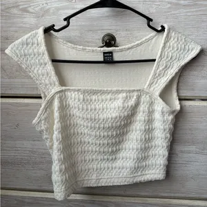 SHEIN Cream Textured Tank Top thumbnail 1