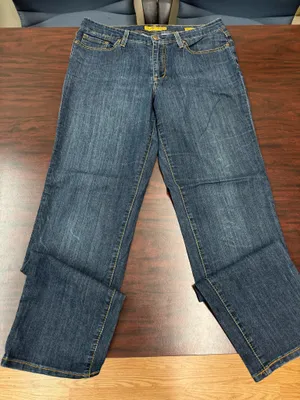 7 For All Mankind Straight Leg Denim Jeans Size 10 thumbnail 1