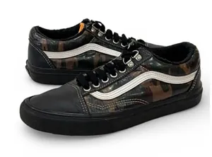 Vans Black Camouflage Old Skool MTE All-Weather Skate Shoes Size 9 thumbnail 1