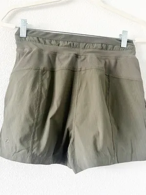 Lululemon Army Green Dance Studio High-Rise Shorts thumbnail 5