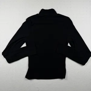 Edikted Women’s Black Ribbed Turtleneck Long Sleeve Top Size Medium thumbnail 7