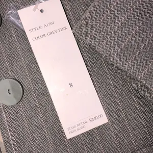 Audrey B size 8 suit career blazer jacket Gray thumbnail 7
