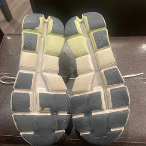 On Clouds Women's Sneakers - White and Lime Green thumbnail 5