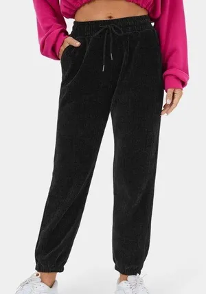 Mid Rise Corduroy Joggers thumbnail 1