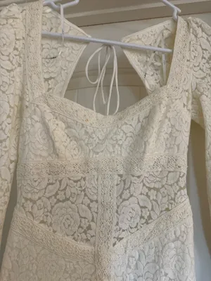 Lulus White Lace Dress thumbnail 5