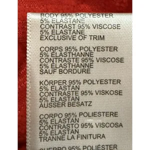 Free People Maci‎ Textured Red White Open Back Lace Up Tank Top XS New thumbnail 8