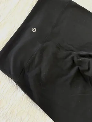 Lululemon Wunder Under Mid Rise Crop 21" Black Luon Yoga Leggings 4 thumbnail 7