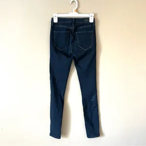 ABERCROMBIE & FITCH | Dark Blue Mid Rise Super Skinny Denim Jeans Sz 25 thumbnail 3