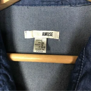 Amuse Society Jump For Love Short Sleeve Wide Leg Jumpsuit L‎ thumbnail 8
