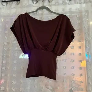 Era Me Brown Button Top Size XS thumbnail 6