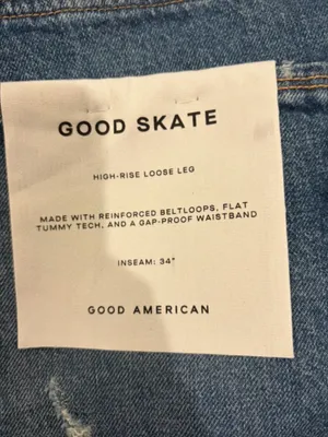 Good American Good Skate Jeans Size 18 NWT thumbnail 3