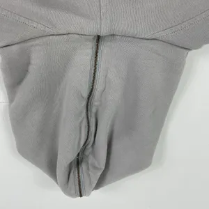 Eileen Fisher Jacket Womens Small Gray‎ Cotton Blend Hooded Sherpa Lined Zip thumbnail 10