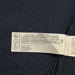Abercrombie & Fitch Navy Blue Ribbed Knit Button Front Sweater Vest Gold Buttons thumbnail 7