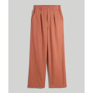 Madewell Neale Straight-Leg Pant Drapeweave Dried Rose High Rise Sz 6 859 thumbnail 3