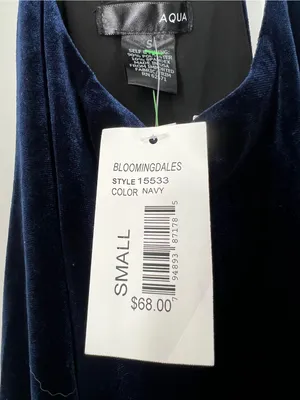 Aqua Velvet Navy Blue Spaghetti Strap Camisole thumbnail 6