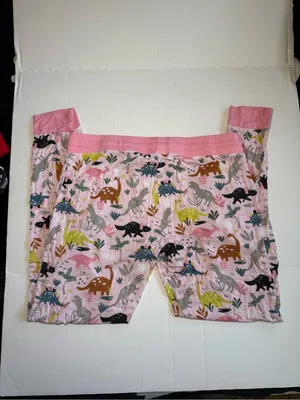 Little Sleepies Jurassic Jungle Pink Pajama Pants thumbnail 3