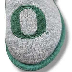 University Of Oregon Ducks Slippers Size XL (11-12) Womens Comfy Embroidery Gray thumbnail 2