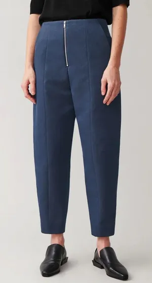 COS Cropped Trousers With Textured Fabric 6 thumbnail 1