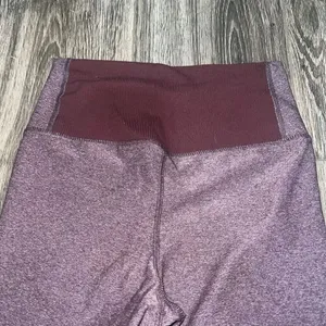 Nike Leggings Women's Burgundy Dri Fit Ten Less Yoga Heather Ankle Ladies thumbnail 6