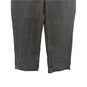 Boyish The Mikey High Rise Wide Leg Jeans Black Beauty Black Size 28 thumbnail 5